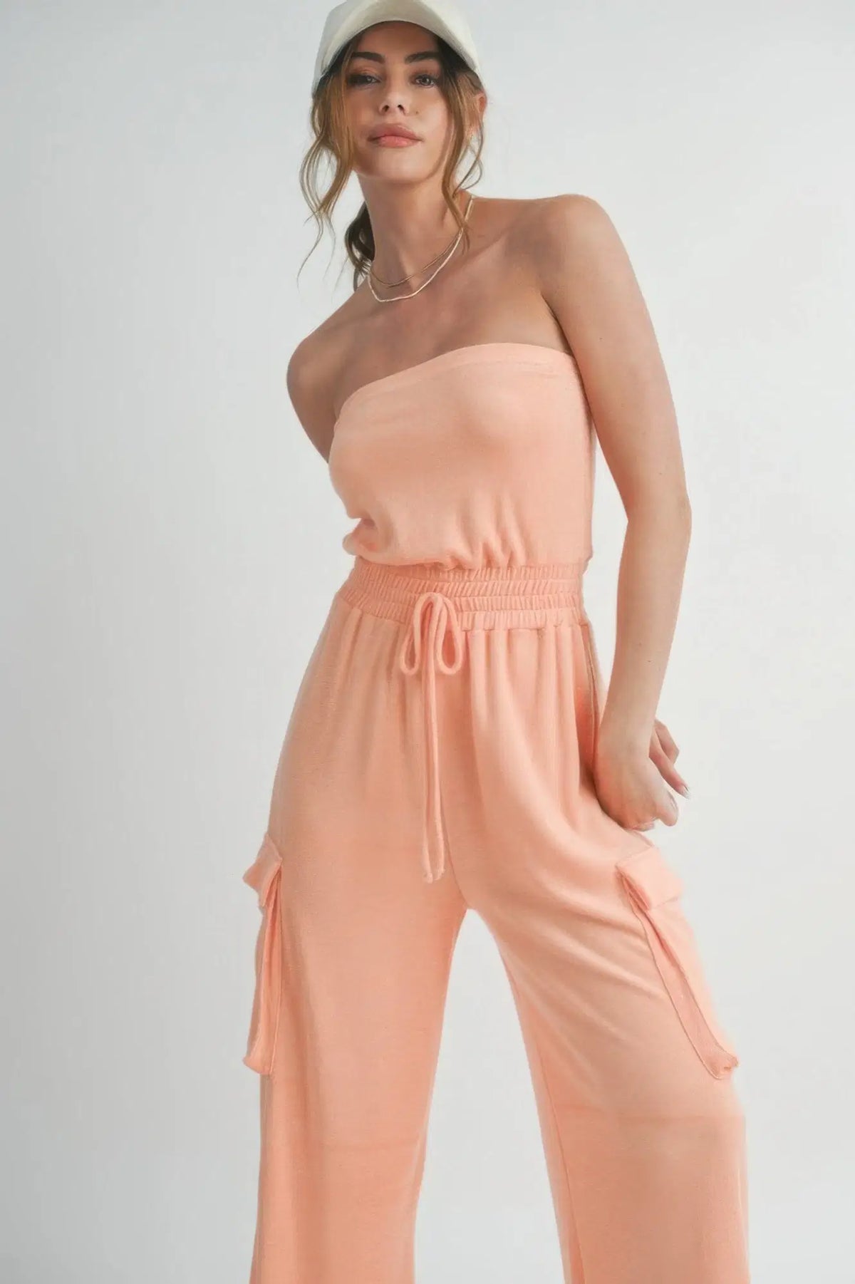 Afterglow Vibes Tube Top Jumpsuit