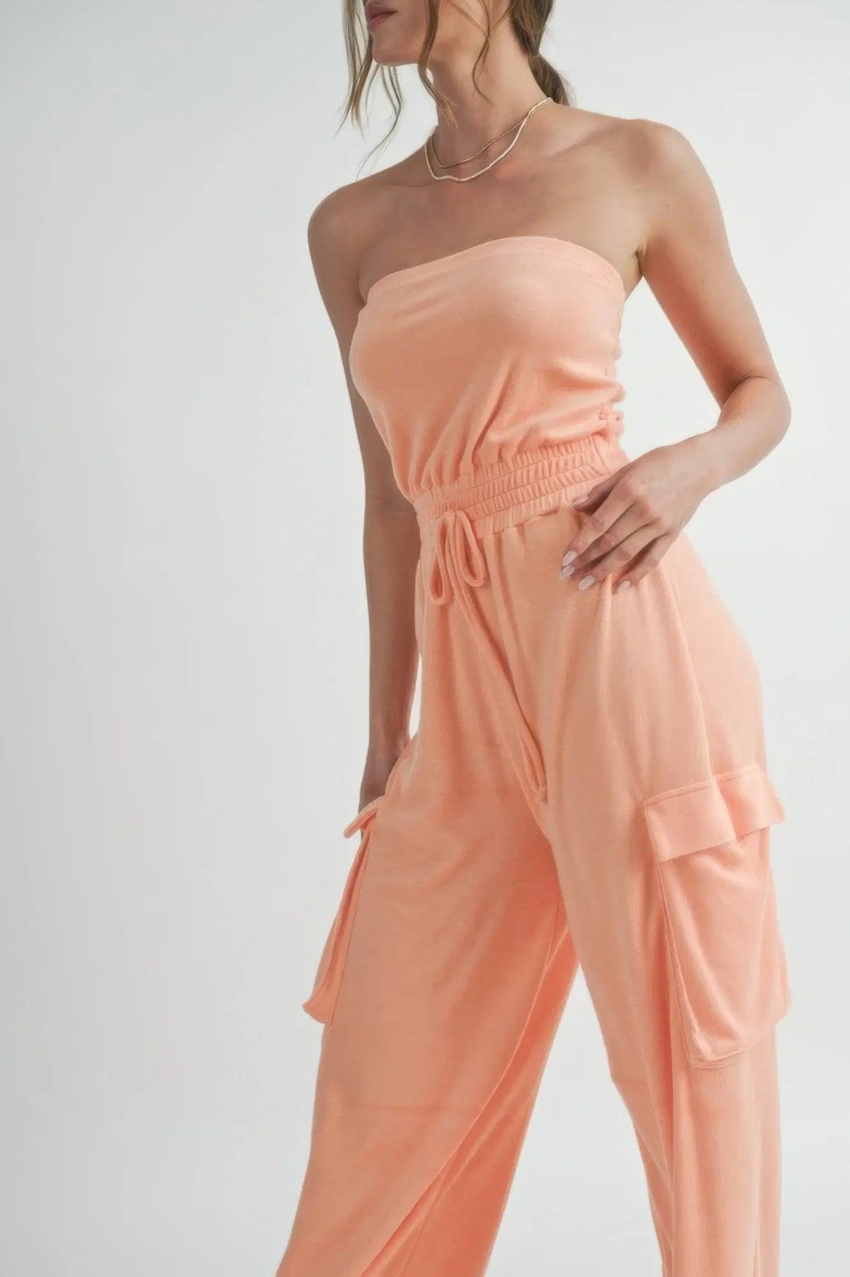 Afterglow Vibes Tube Top Jumpsuit
