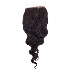 Brasilianische Loose Wave 4x4 Transparent Closure