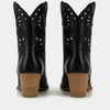 Beast Fashion Cut-Out Floral Embroidery Boots