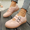 Blush Babe Double Buckle Sneakers