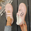 Blush Babe Double Buckle Sneakers