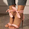 Blush Kiss Bow Stiletto Heels
