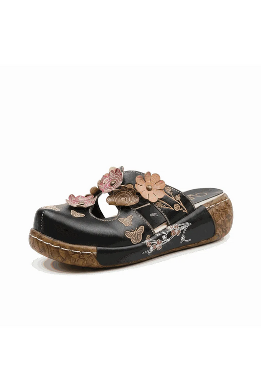 Boho Bloom Comfort Clogs