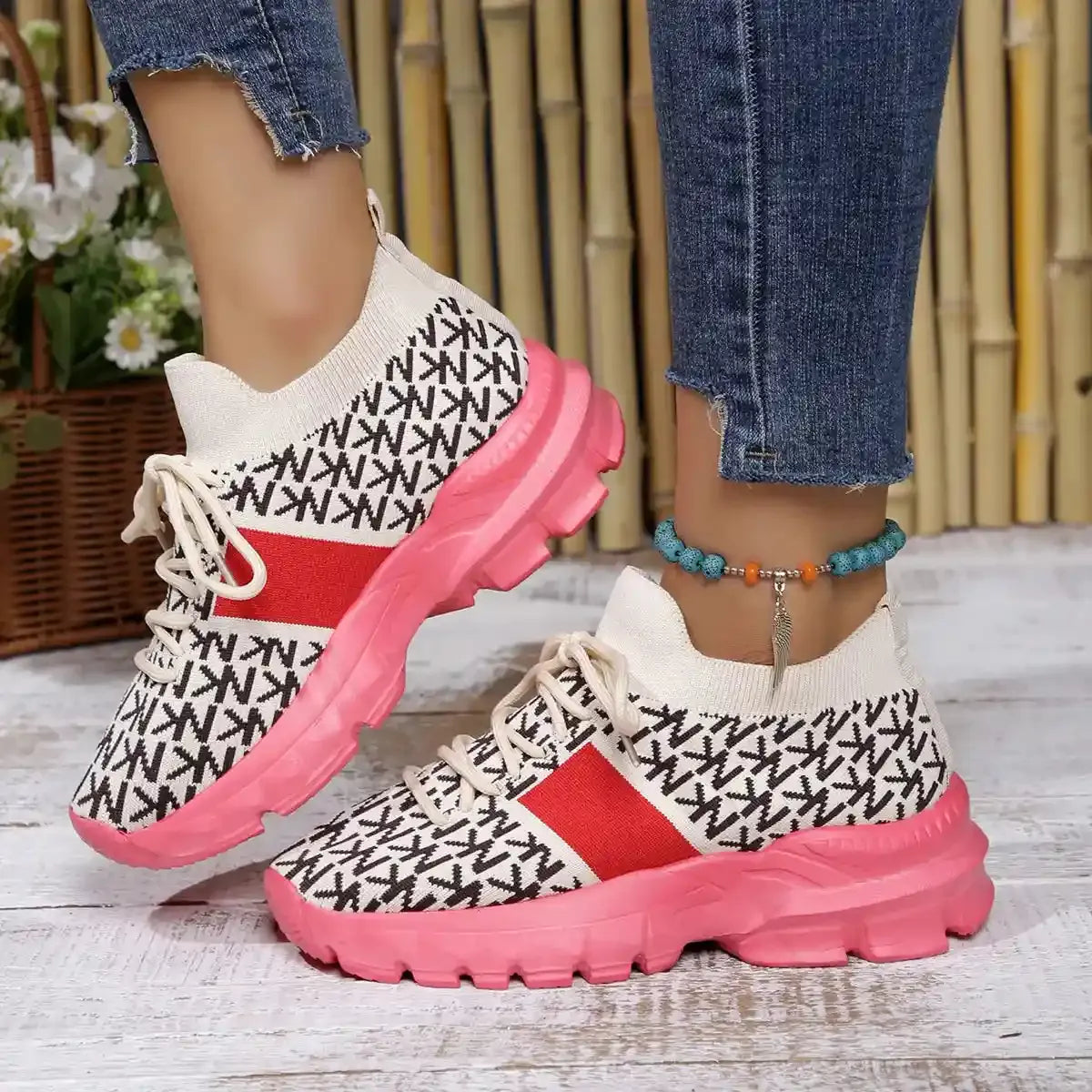 Bubble Pop Flex Knit Sneakers