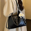 Buckle Decor Shoulder Bag
