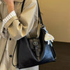 Buckle Decor Shoulder Bag