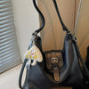 Buckle Decor Shoulder Bag