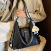 Buckle Decor Shoulder Bag