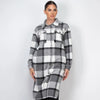 Plaid Buttoned Shacket Coat