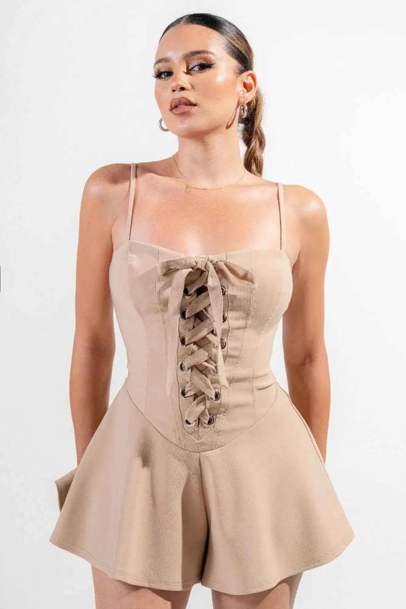 Flirt on the Coast Stretch Woven Jumpsuit