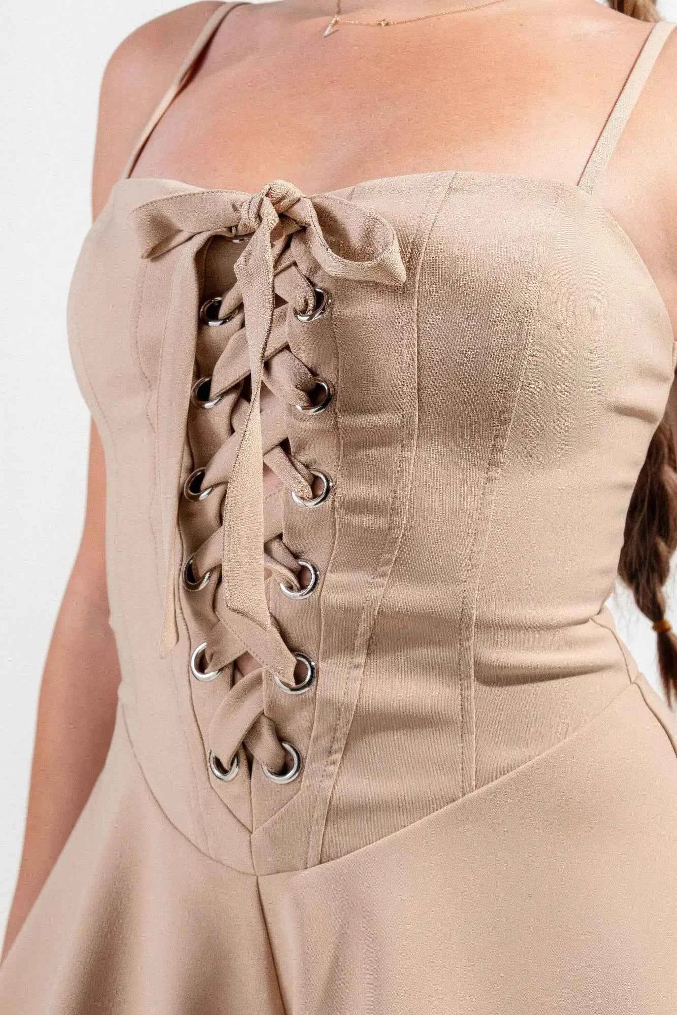 Flirt on the Coast Stretch Woven Jumpsuit