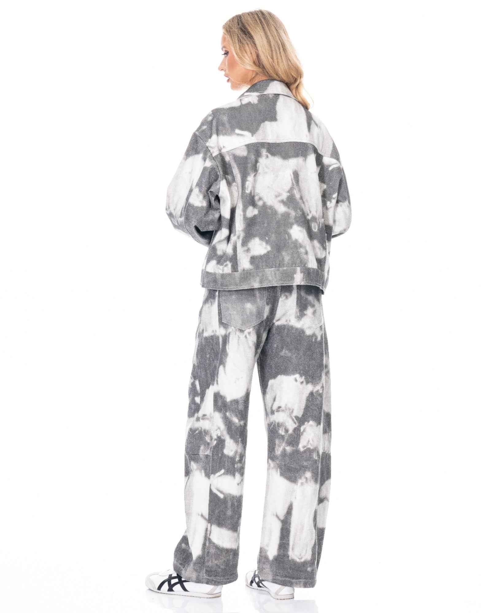 Tie-dye Denim Pants