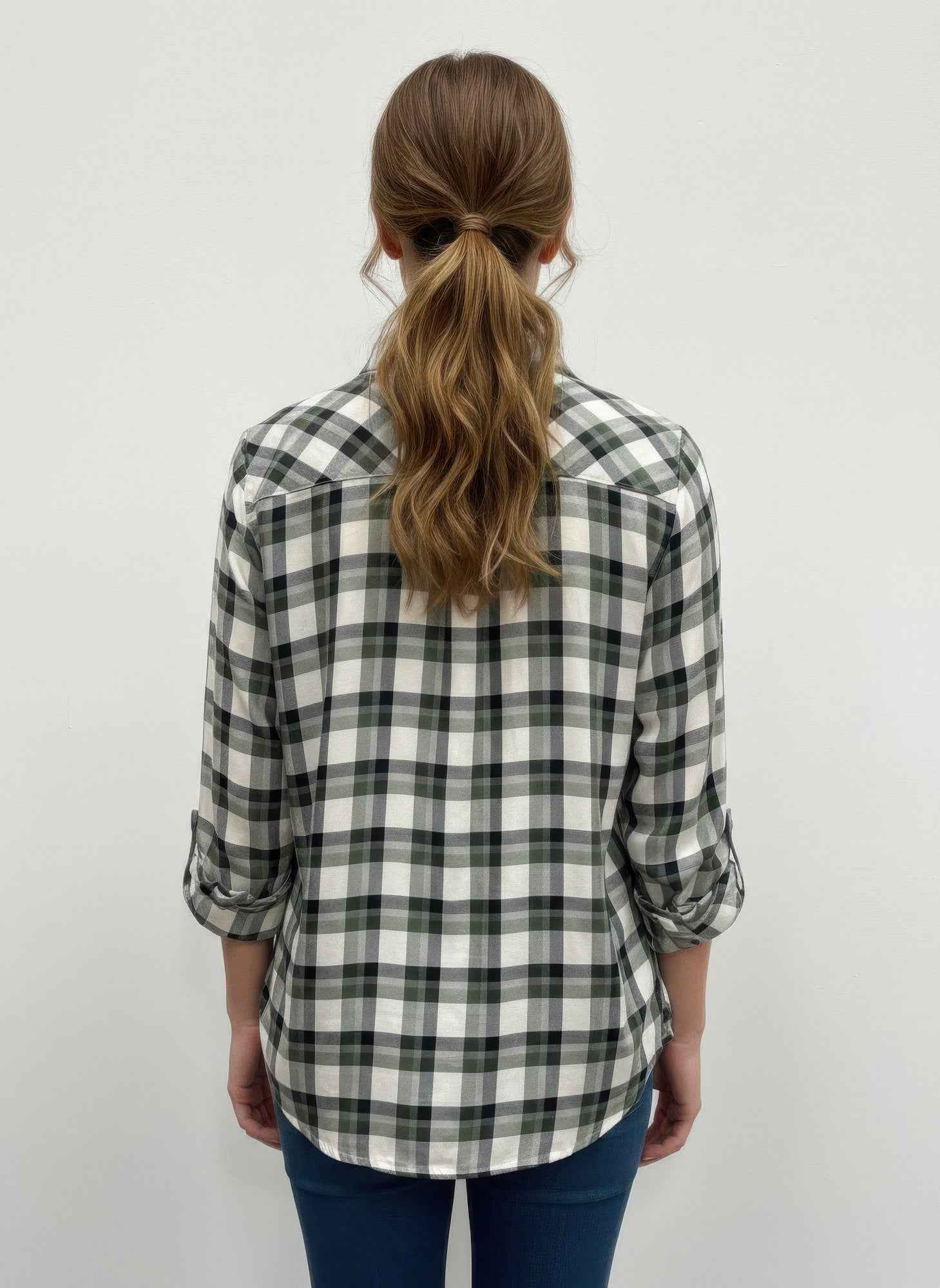 Erika Plaid Blouse