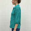 Rylee Moon Solid 3/4 Sleeve Blouse