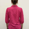 Rylee Moon Solid 3/4 Sleeve Blouse
