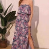 Bloom Party Strapless Maxi Dress