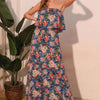 Bloom Party Strapless Maxi Dress