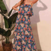 Bloom Party Strapless Maxi Dress