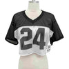 Varsity MVP Mesh Crop Jersey 24 Top