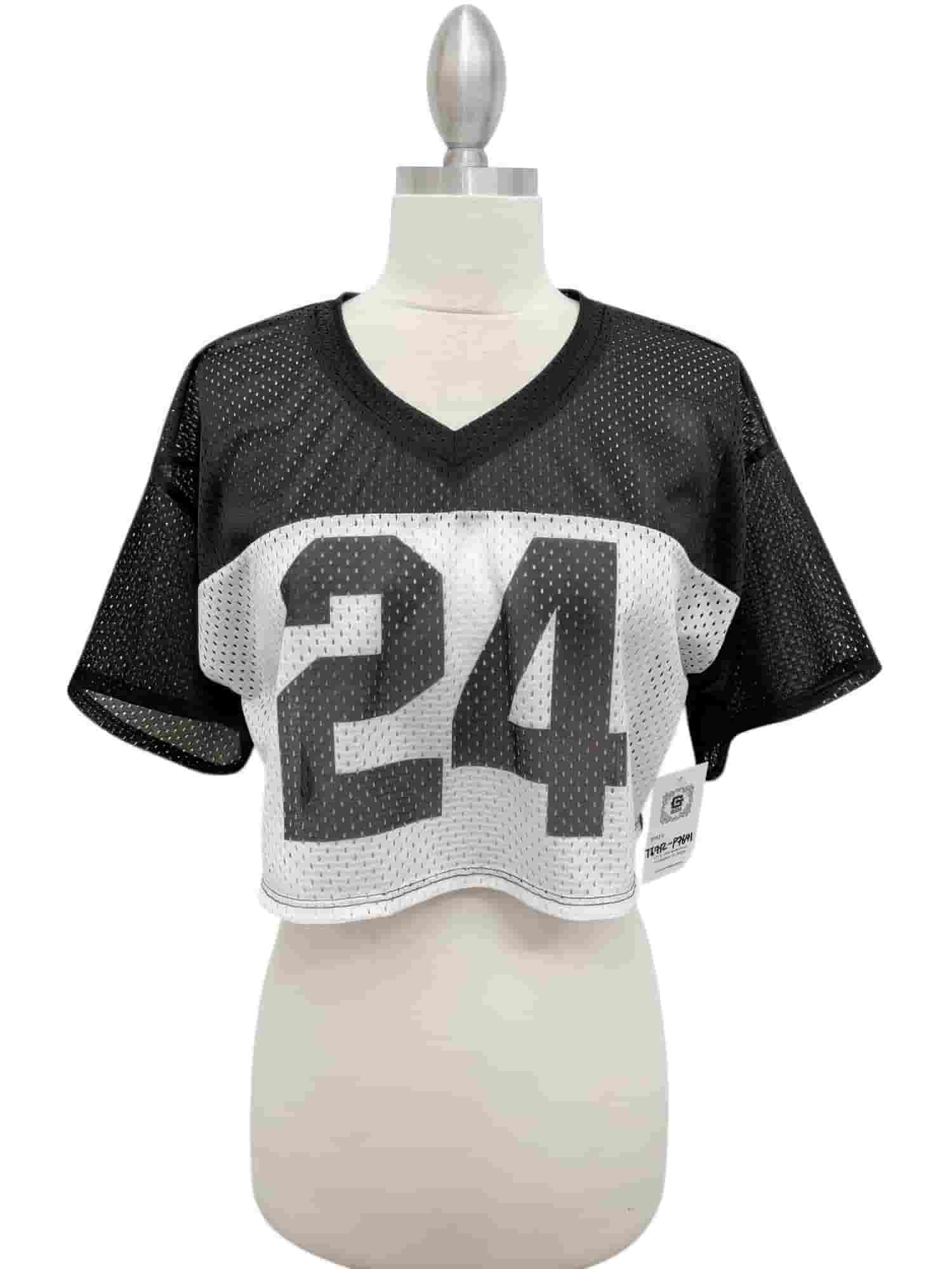 Varsity MVP Mesh Crop Jersey 24 Top