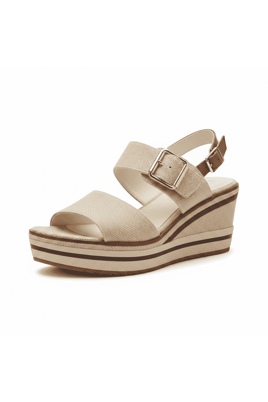Champagne Coast Wedge Sandals