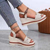 Champagne Coast Wedge Sandals