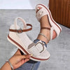 Champagne Coast Wedge Sandals