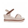 Champagne Coast Wedge Sandals