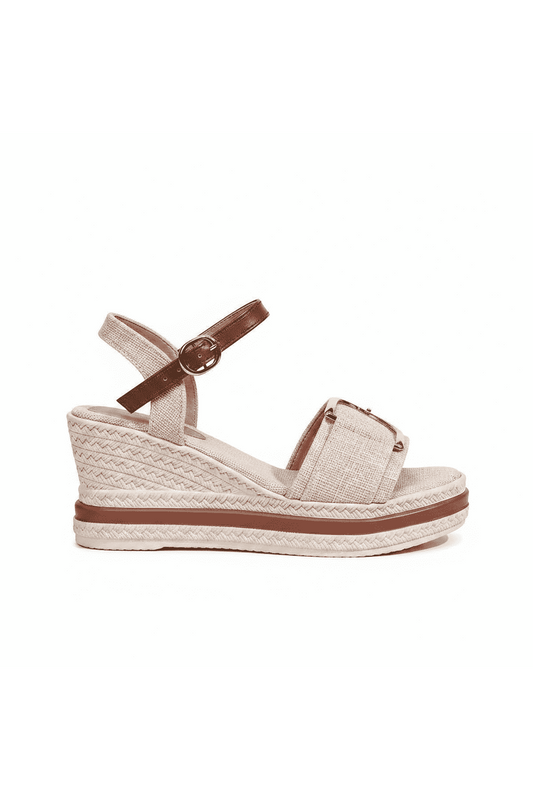 Champagne Coast Wedge Sandals