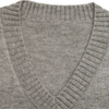 City Stroll Ribbed V-Neck Sweater Skirt Set