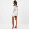 Cloudline Off-Shoulder Textured Mini Dress