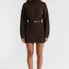Cocoa Season Turtleneck Sweater Mini Dress
