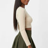 Couture Essential High-waist Pleated Mini Skirt