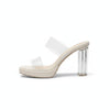 Crystal Clear Intent Heels