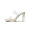 Crystal Clear Intent Heels