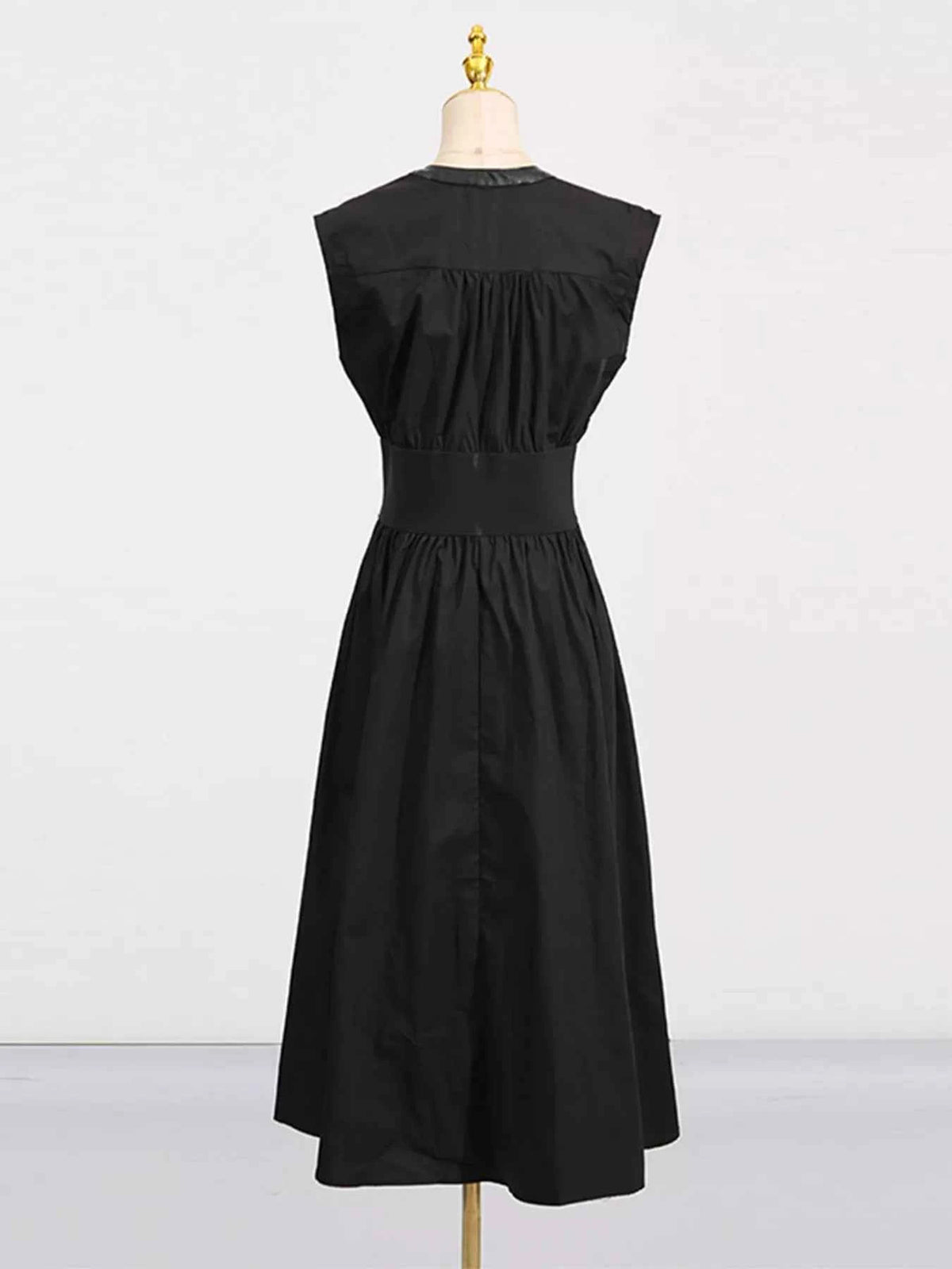 Date Night In Disguise Lace-Up Midi Dress