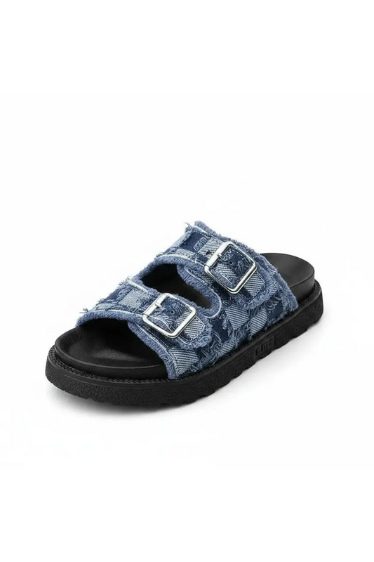 Denim Never Quits Slides