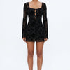 Dirty Elizabet Lace Flare Sleeve Mini Dress