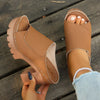 Downtown Diva Chunky Mule Heels