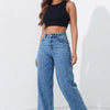 Easy Does It High-Rise Wide-Leg Jeans