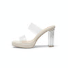 Crystal Clear Intent Heels