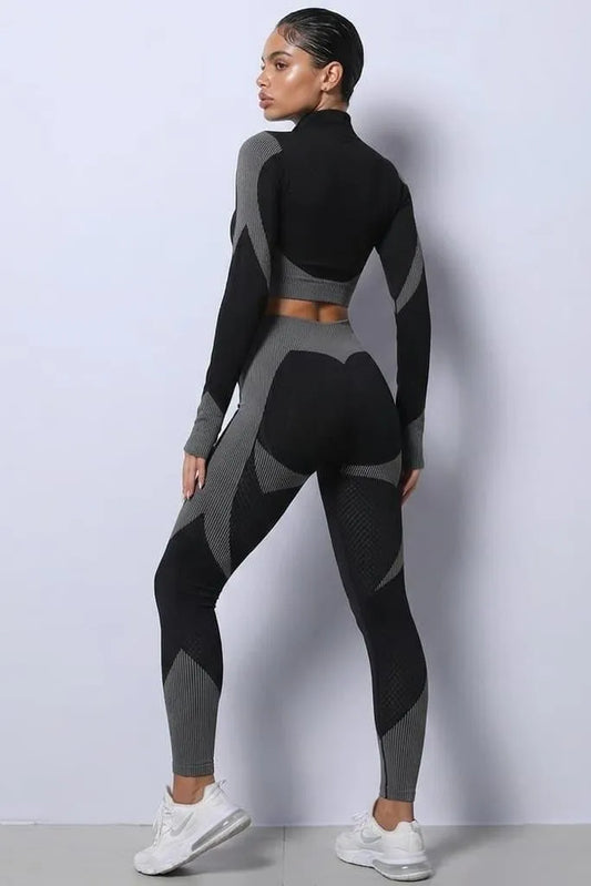 Erica Color Block Activewear Set