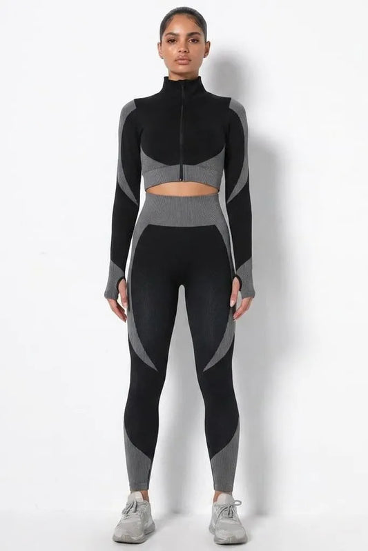 Erica Color Block Activewear Set