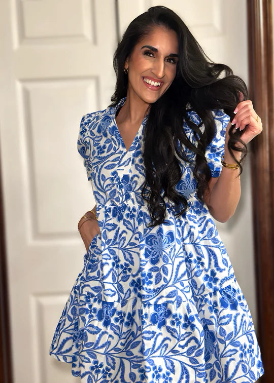 Rio Parrot Blue dress