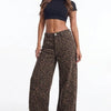 Feline Instinct Leopard Wide-Leg Pants