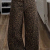 Feline Instinct Leopard Wide-Leg Pants
