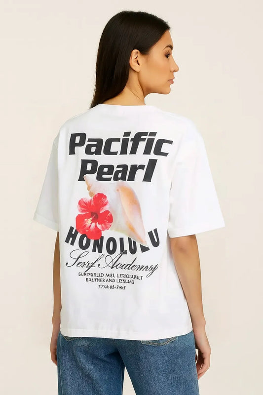Island Girl Graphic Tee - White