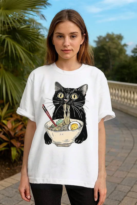 Purrfect Ramen Queen Tee