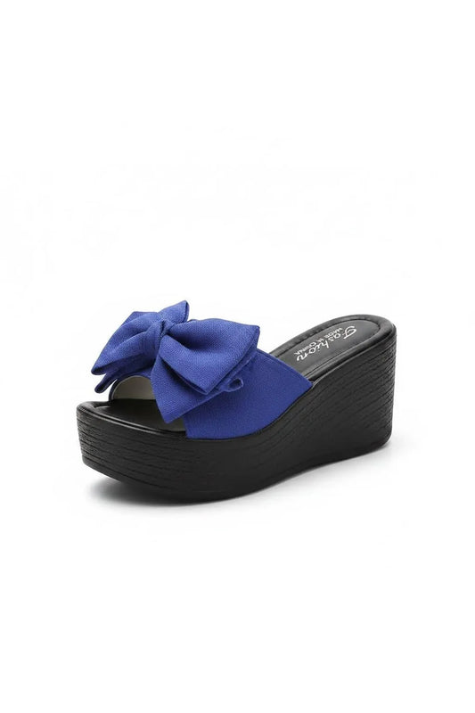 Gift Wrapped Glam Wedges Sandals